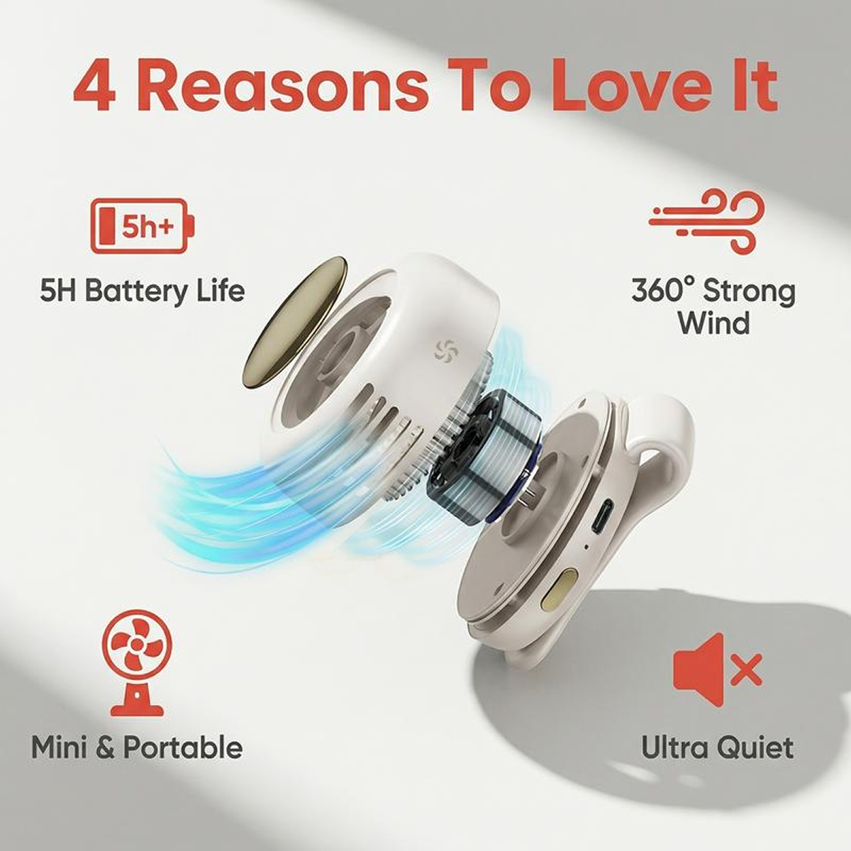 Mini Portable Bladeless Fan
